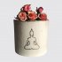 Нежный торт йога с цветами №109244
