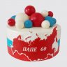 Праздничный торт на День Рождения депутату №109276