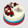 Праздничный торт на День Рождения депутату №109276