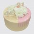 Торт для мамы и дочки с цветами №109309