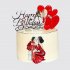 Красивый торт на День Рождения для мамы и дочки №109320