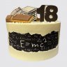 Торт на День Рождения любимому математику с шоколадом №109341