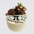 Торт на День Рождения любимому математику с шоколадом №109341