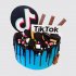 Торт с шоколадной глазурью блоггеру Тik-Tok №109403