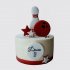 Классический торт боулинг для девочки на ДР 9 лет №109488