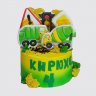 Детский торт на День Рождения мальчика 3 года мусоровоз №109535