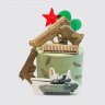 Торт на День Рождения танкисту 90 лет с ягодами №109556