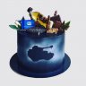 Торт с надписями танкисту на День Рождения 65 лет №109565