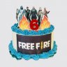 Торт для мальчика на 9 лет Free Fire №109614