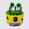 Торт с героями игры Free Fire №109615
