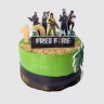 Торт с героями игры Free Fire №109621