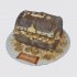 Торт в форме сундука с сокровищами с надписями №109698