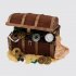 Торт сундук с деньгами и пиратской картой №109700