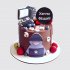 Торт компьютерщику на День Рождения с ягодами №109775