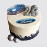 Торт на День Рождения 23 года Форд с пряниками №109816