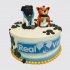 Классический торт ветеринару с зверями из мастики №109849