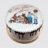 Белый торт для девочки ветеринара на День Рождения №109859