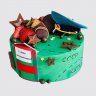 Классический торт на День Рождения дедуле пограничнику №109960