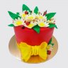 Торт с цветами на День Рождения №107128