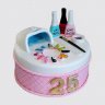 Торт на День Рождения девушке 28 лет мастеру маникюра №110070
