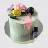 Торт с цветами мастеру маникюра №110084