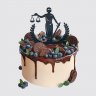 Торт на День Рождения женщине адвокату №110094