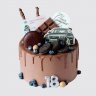 Торт для мужчины на День Рождения 29 лет водительские права №110146