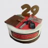 Шоколадный торт водительские права на ДР 18 лет №110145