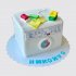 Нежный торт стиральная машина мальчику на 9 лет №110159
