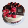 Торт ММА для женщины с ягодами №110235