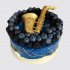 Праздничный торт саксофон с ягодами №110258