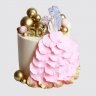 Торт в форме юбки на День Рождения 2 года №110341
