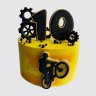 Торт велосипедисту на День Рождения 10 лет №110375