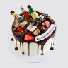 Шоколадный торт бармену на День Рождения 18 лет №110424