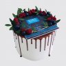Торт самому лучшему менеджеру на День Рождение с ягодами №110574
