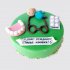 Классический торт на День Рождения старой клюшке с очками №110616