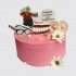 Торт старой клюшке от подружки на 30 лет с цветами №110619