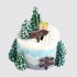 Торт лыжи на День Рождения мужчине №110657