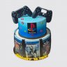 Торт Sony Playstation ребенку на 8 лет №110705