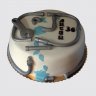 Торт на День Рождения сантехнику в виде водопровода №110709