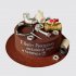 Шоколадный торт на День Рождения любимому мужу и папочке сантехнику №110716