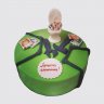 Торт на День рождения 47 лет лучшему сантехнику с ягодами №110719