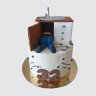 Торт в форме крана с водой для сантехника №110722