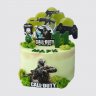 Торт для мальчика в стиле Call of Duty №110768