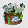 Торт Мир юрского периода с динозавром №110896
