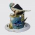 Торт с динозавром из мастики в стиле Мира юрского периода №110898