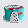 Торт на День Рождения мужчине Собака сутулая №110925