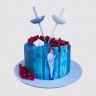 Торт на День Рождения доченьке с инвентарем фехтования №110934