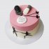 Торт на День Рождения доченьке с инвентарем фехтования №110934