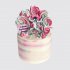 Нежный торт для девочки на День Рождения фехтование с безе №110943